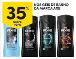 Continente Bom dia Nos géis de banho da marca axe promoção