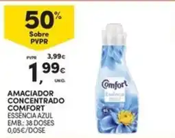 Continente Bom dia Amaciador concentrado comfort promoção