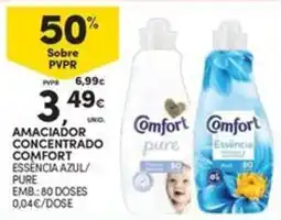 Continente Bom dia Amaciador concentrado comfort promoção