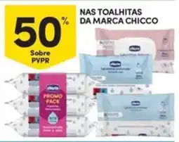 Continente Bom dia Nas toalhitas da marca chicco promoção