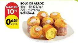 Pingo Doce Bolo de arroz promoção