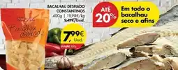 Pingo Doce Bacalhau desfiado promoção