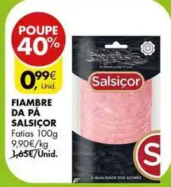 Pingo Doce Fiambre da pa promoção