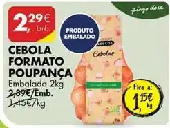 Pingo Doce Pingo doce - cebola formato poupanca promoção