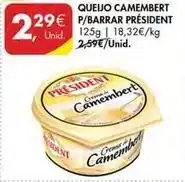 Pingo Doce Président - queijo camembert p/ barrar promoção