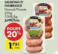 Pingo Doce Salsichas p/ churrasco promoção