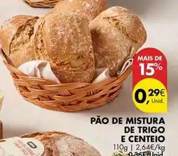 Pingo Doce Pingo doce - pão de mistura de trigo e centeio promoção