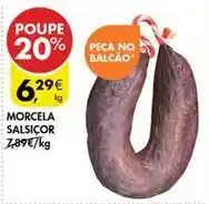 Pingo Doce Morcela salsicor promoção