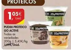 Pingo Doce As - pudim proteico go active promoção