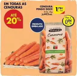 Pingo Doce Pingo doce - cenoura promoção
