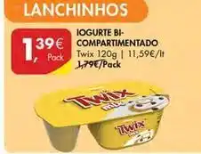 Pingo Doce Twix - iogurte bi-compartimentado promoção