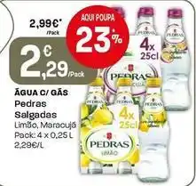 Intermarché Pedras salgadas - água c/ gas promoção