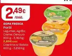 Intermarché Porsi - sopa fresca promoção