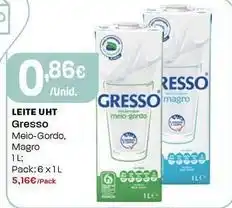 Intermarché Gresso - leite uht promoção