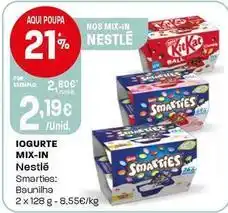 Intermarché Nestlé - iogurte mix-in promoção