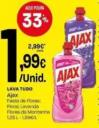 Intermarché Ajax - lava tudo promoção