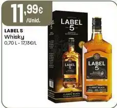 Intermarché Label 5 - whisky promoção