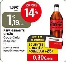Intermarché Coca cola - refrigerante c/ gas promoção