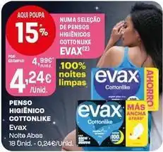 Intermarché Evax - penso higienico cottonlike promoção