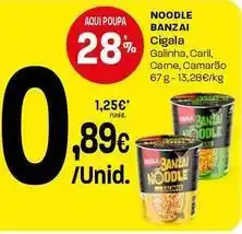 Intermarché Cigala - noodle banzai promoção