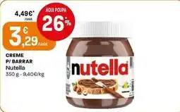 Intermarché Nutella - creme p/barrar promoção