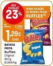 Intermarché Ruffles - batata frita promoção
