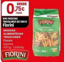Intermarché Fiorini - massas alimenticias tricolores promoção