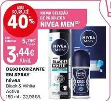 Intermarché Nivea - desodorizante em spray promoção