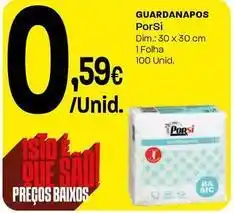 Intermarché Porsi - guardanapos promoção