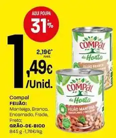 Intermarché Compal - feijao manteiga promoção