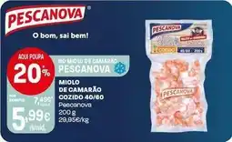 Intermarché Pescanova - miolo de camarão cozido promoção