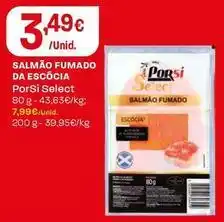 Intermarché Porsi select - salmão fumado da escocia promoção