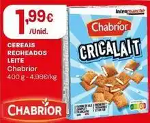 Intermarché Chabrior - cereais recheados leite promoção