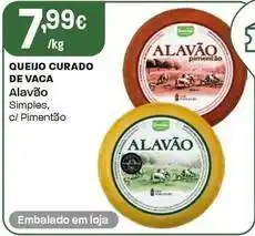 Intermarché Alavão - queijo curado de vaca promoção