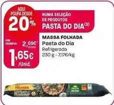 Intermarché Pasta do dia - massa folhada promoção