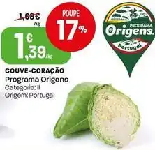 Intermarché Programa origens - couve-coração promoção