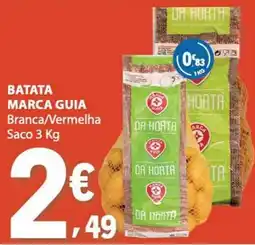 E.Leclerc batata marca guia branca/vermelha promoção