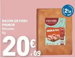 E.Leclerc Bacon de Peru primor promoção