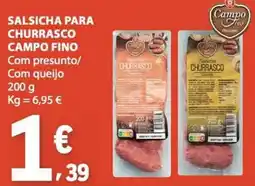 E.Leclerc Salsicha para churrasco campo fino promoção