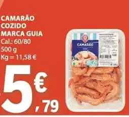 E.Leclerc Camarão cozido marca guia promoção