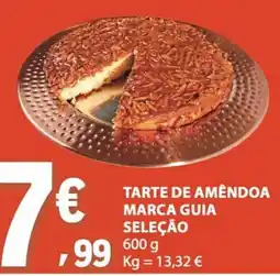 E.Leclerc tarte de amêndoa marca guia seleção promoção