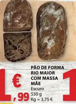 E.Leclerc Pão de forma rio maior com massa mãe promoção