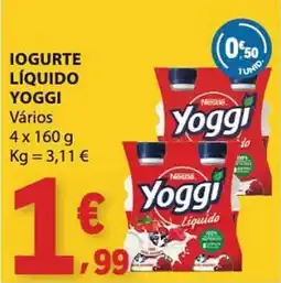 E.Leclerc Iogurte líquido yoggi promoção