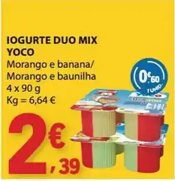 E.Leclerc Iogurte duo mix yoco promoção