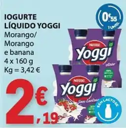 E.Leclerc Iogurte líquido yoggi promoção