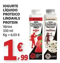 E.Leclerc Iogurte líquido proteico lindahls protein promoção