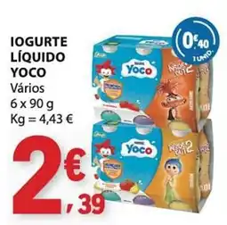 E.Leclerc Iogurte líquido yoco promoção