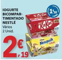 E.Leclerc Iogurte bicompartimentado nestlé promoção