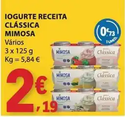 E.Leclerc Iogurte receita clássica mimosa promoção