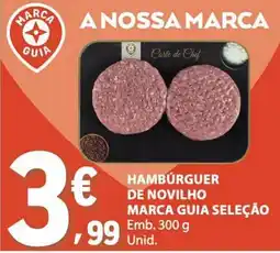 E.Leclerc Hambúrguer de novilho marca guia seleção promoção
